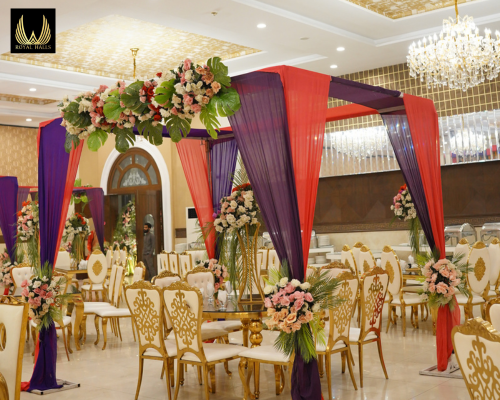 Couple's Dream Wedding Journey at Royal Halls