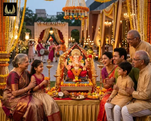 Ganesh Visarjan Celebration and Family Gathering Venue in Mumbai